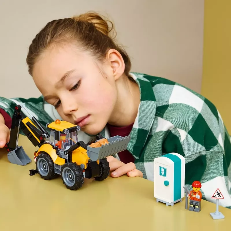 LEGO City 60480 Κίτρινος φορτωτής-εκσκαφέας (301 τεμ.)
