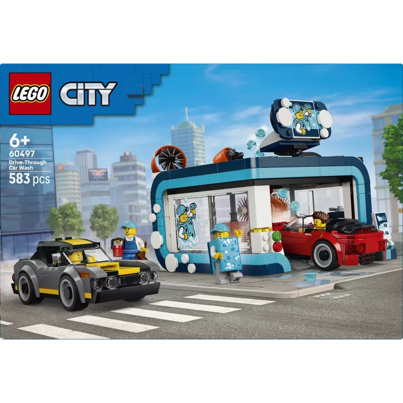 LEGO City 60497 Πλυντήριο αυτοκινήτων drive-through (583 τεμ.)