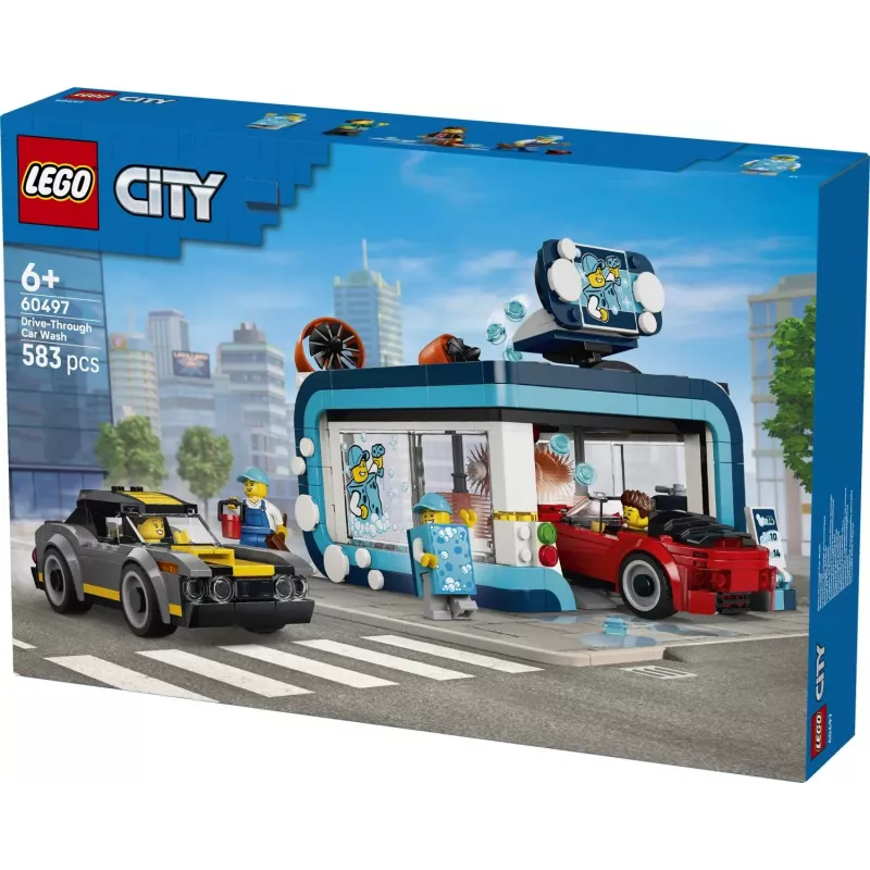LEGO City 60497 Πλυντήριο αυτοκινήτων drive-through (583 τεμ.)