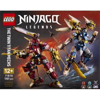 LEGO NINJAGO 71870 Οι δίδυμοι τιτάνιοι mechs (1707 τεμ.)