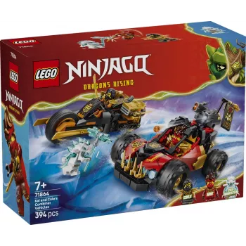 LEGO NINJAGO 71864 Συνδυαστικά οχήματα του Kai και του Cole (394 τεμ.)
