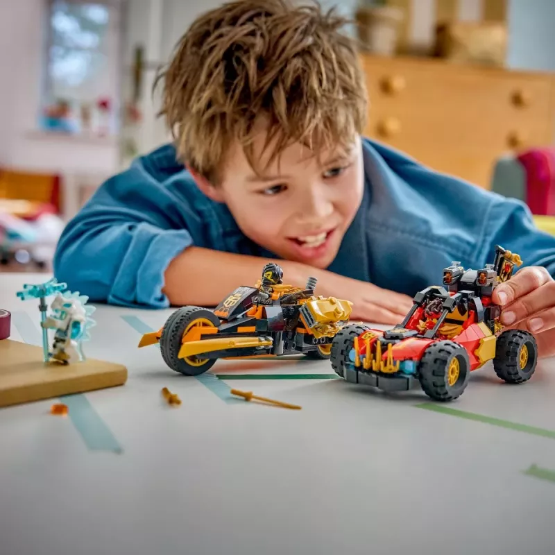 LEGO NINJAGO 71864 Συνδυαστικά οχήματα του Kai και του Cole (394 τεμ.)