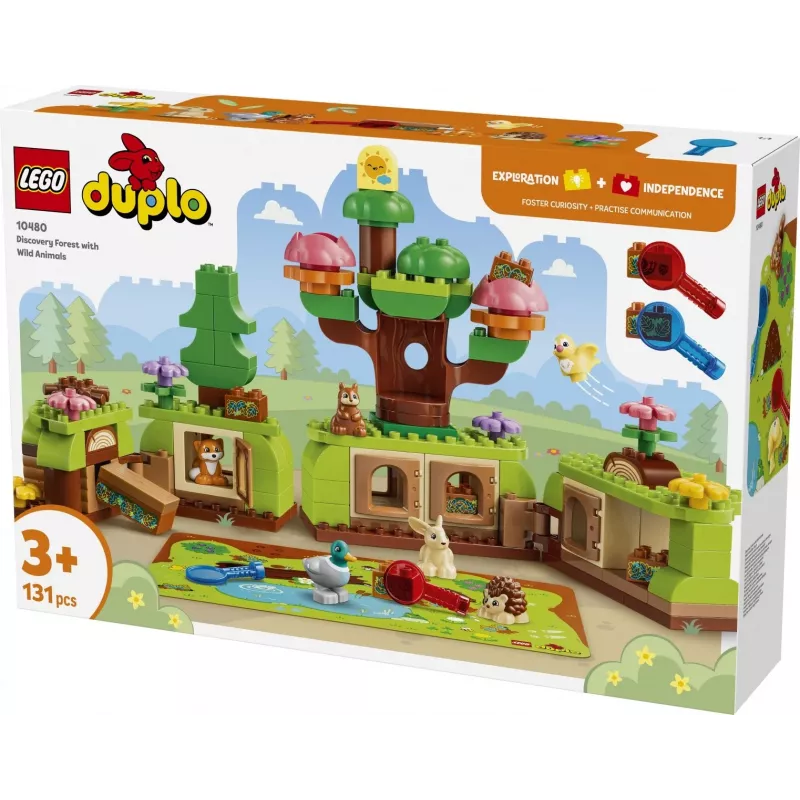LEGO DUPLO 10480 Εξερευνητικό δάσος με άγρια ζώα (131 τεμ.)