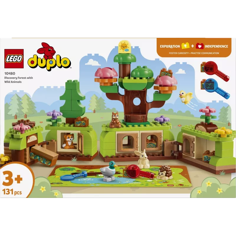LEGO DUPLO 10480 Εξερευνητικό δάσος με άγρια ζώα (131 τεμ.)