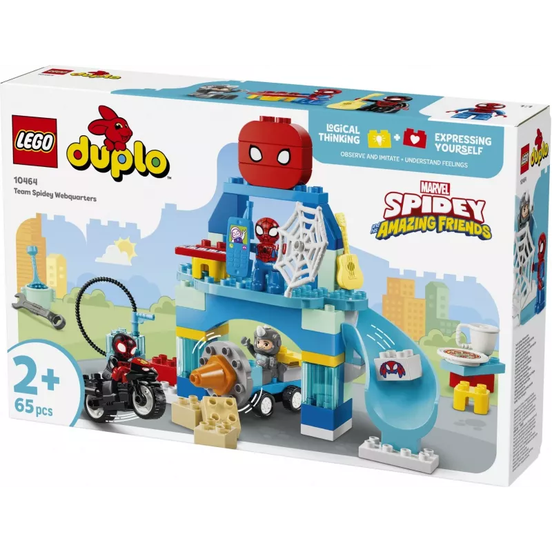 LEGO DUPLO Marvel 10464 Κρυψώνα Team Spidey (65 τεμ.)
