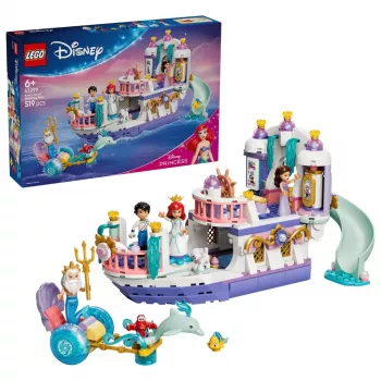 LEGO Disney 43299 Το βασιλικό γαμήλιο σκάφος της Ariel (519 τεμ.)