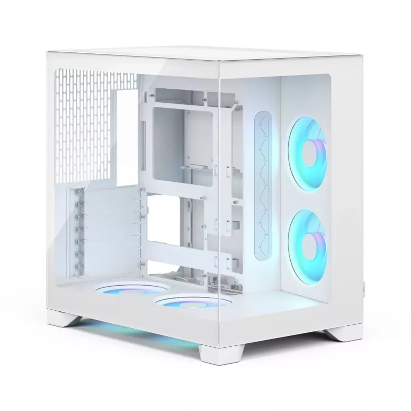 Fractal Design Pop 2 Vision White RGB ATX Mid-Tower κουτί (Tempered Glass)