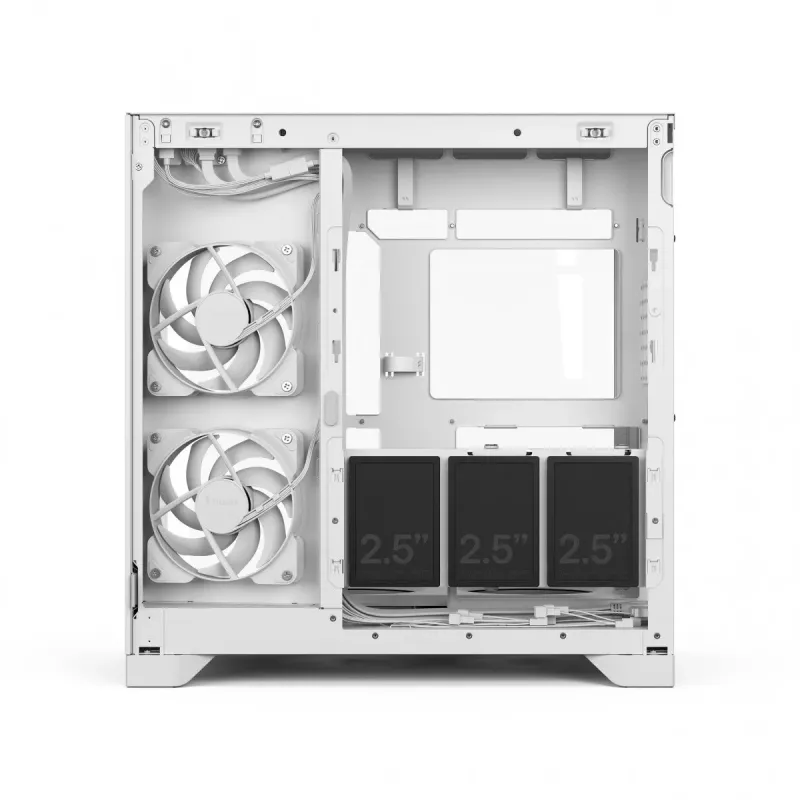 Fractal Design Pop 2 Vision White RGB ATX Mid-Tower κουτί (Tempered Glass)