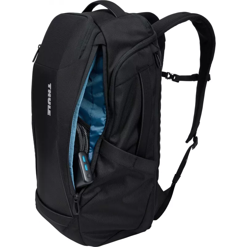 Thule Accent σακίδιο πλάτης 28L - μαύρο - θήκη φορητού 16 inch - ανακυκλωμένο πολυεστέρας