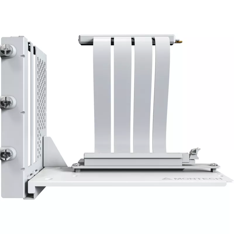 MONTECH Vertical GPU Mounting Kit PCIe 4.0 Καλώδιο Riser Λευκό 20cm