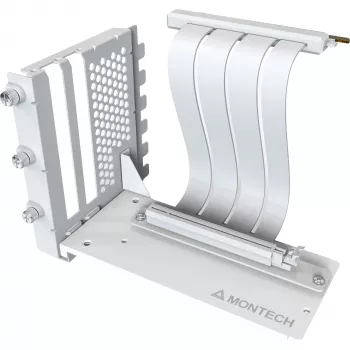 MONTECH Vertical GPU Mounting Kit PCIe 4.0 Καλώδιο Riser Λευκό 20cm