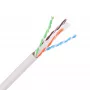 EXTRALINK CAT6A UTP (U/UTP) Καλώδιο συνεστραμμένου ζεύγους εσωτερικού χώρου 50m Γκρι