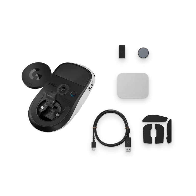 Logitech G PRO X2 SUPERSTRIKE Ασύρματο ποντίκι gaming - Λευκό