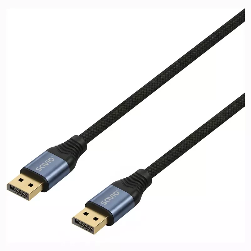 SAVIO CL-211 Καλώδιο DisplayPort 2.1 3m Μαύρο