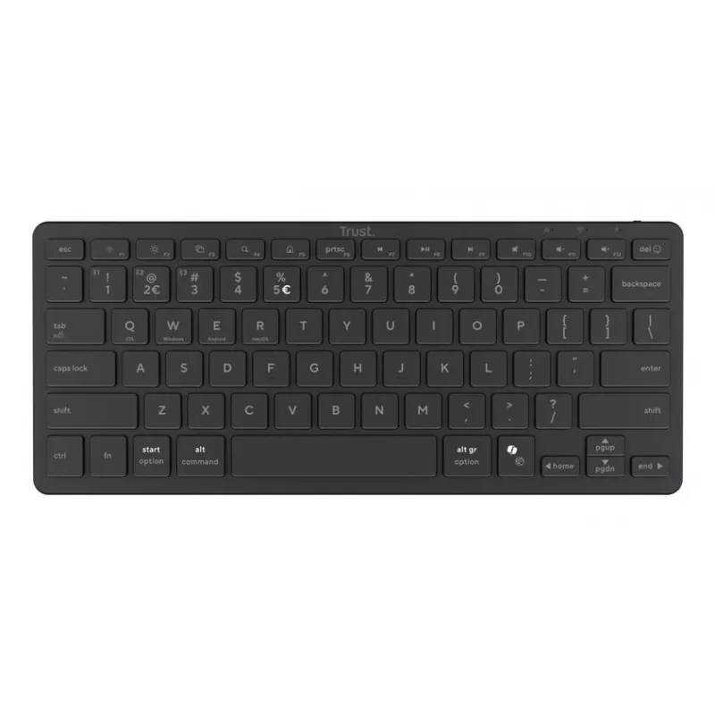 Trust Nado II Ασύρματο Πληκτρολόγιο US QWERTY Μαύρο