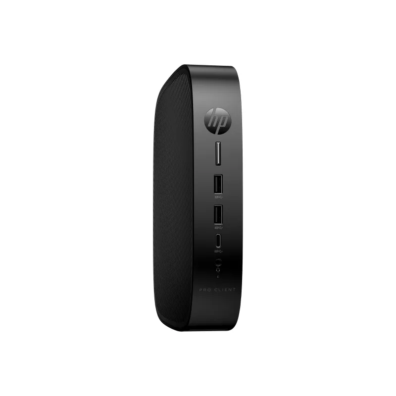 HP Pro t550 λεπτός πελάτης - Intel Celeron J6412 - 8GB RAM - 32GB eMMC - USFF - μαύρος