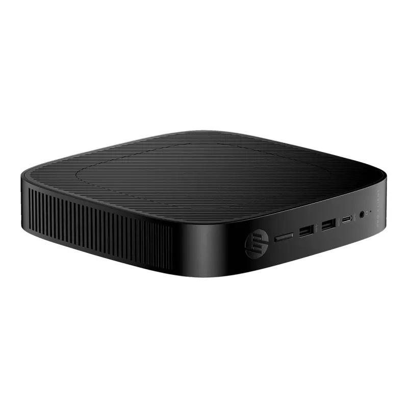 HP Pro t550 λεπτός πελάτης - Intel Celeron J6412 - 8GB RAM - 32GB eMMC - USFF - μαύρος
