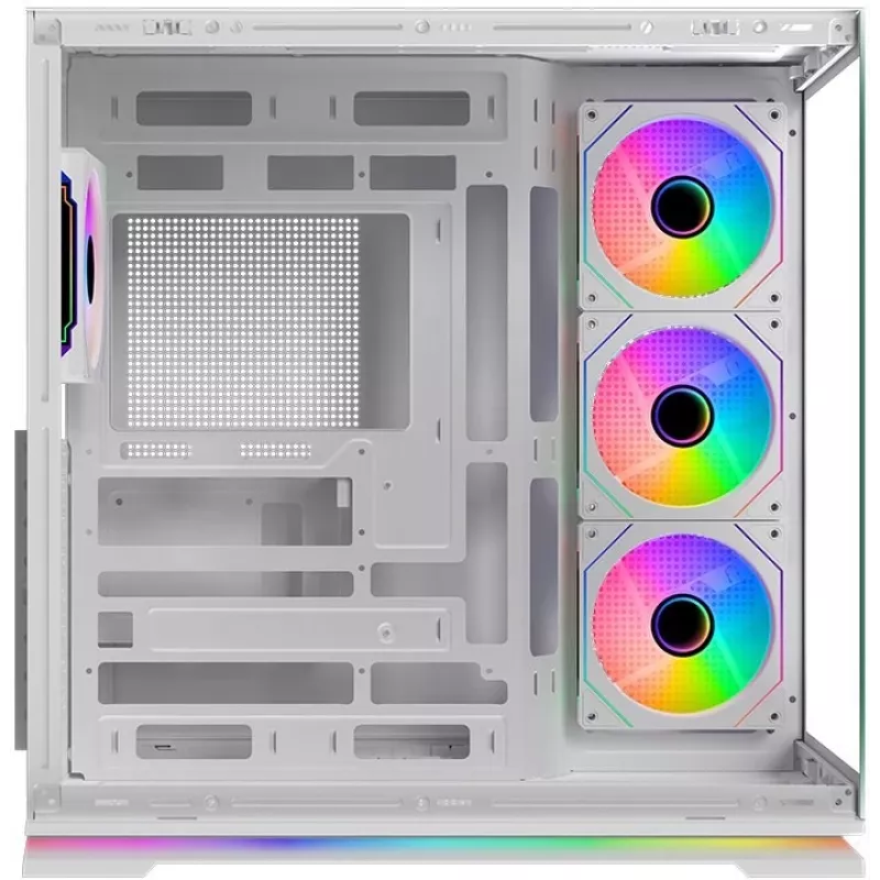 Krux Atron Λευκό Κουτί PC Mid-Tower με ενισχυμένο γυαλί