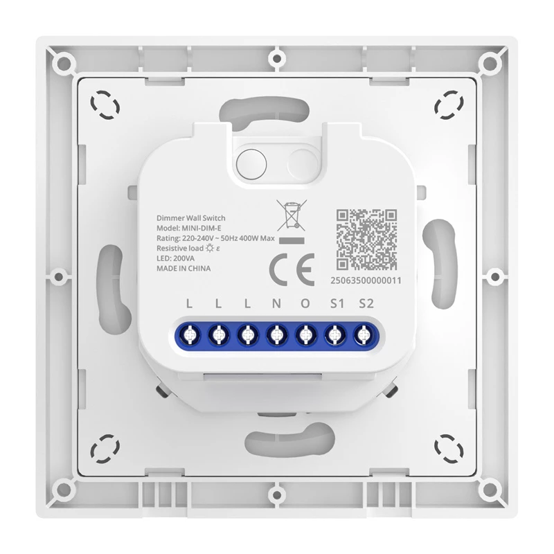 SONOFF MINI-DIM-E Έξυπνος Διακόπτης/Ροοστάτης Τοίχου WiFi με Matter