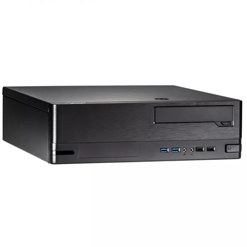 Akyga AK-502-02BK Κουτί PC SFF, Micro-ATX / Mini-ITX, 2x USB 3.0, χωρίς τροφοδοτικό, μαύρο