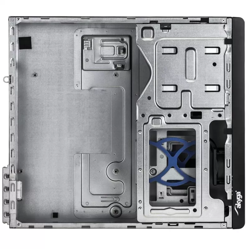 Akyga AK-502-02BK Κουτί PC SFF, Micro-ATX / Mini-ITX, 2x USB 3.0, χωρίς τροφοδοτικό, μαύρο