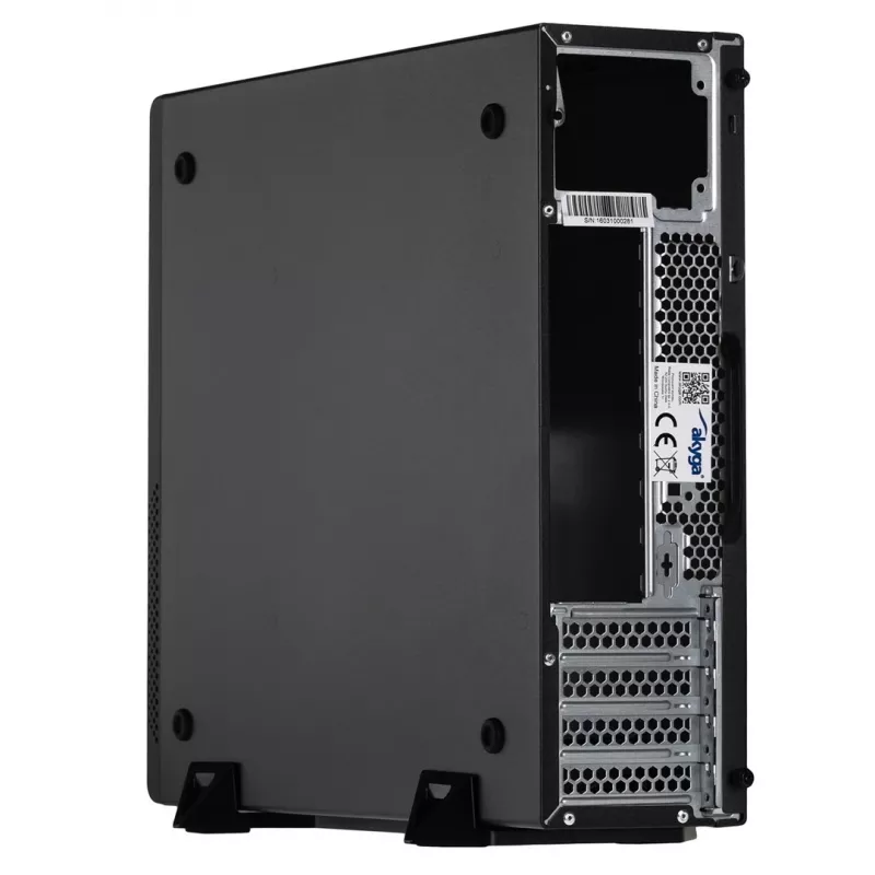 Akyga AK-502-02BK Κουτί PC SFF, Micro-ATX / Mini-ITX, 2x USB 3.0, χωρίς τροφοδοτικό, μαύρο