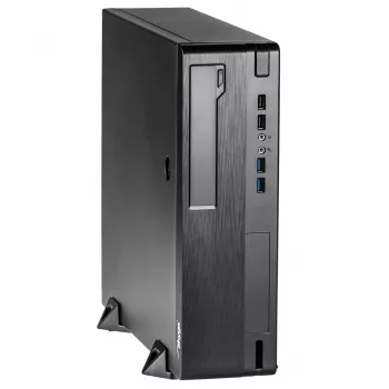 Akyga AK-502-02BK Κουτί PC SFF, Micro-ATX / Mini-ITX, 2x USB 3.0, χωρίς τροφοδοτικό, μαύρο