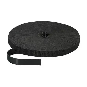 EFB-Elektronik Ρολό ταινίας Velcro 20mm μαύρο 25m
