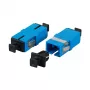 EFB Elektronik SC Simplex Single Mode Fiber Optic Coupler, Flangeless, Μπλε, Ceramic Sleeve (53511.1)