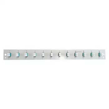 EFB Elektronik Συναρμολογημένο Front Panel με 12 x LC Duplex Υποδοχή OM3, Μαύρο