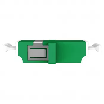 EFB Elektronik 53343.32 LWL-Υποδοχή LC/APC Duplex, OS2 Singlemode, Πράσινο, με Shutter