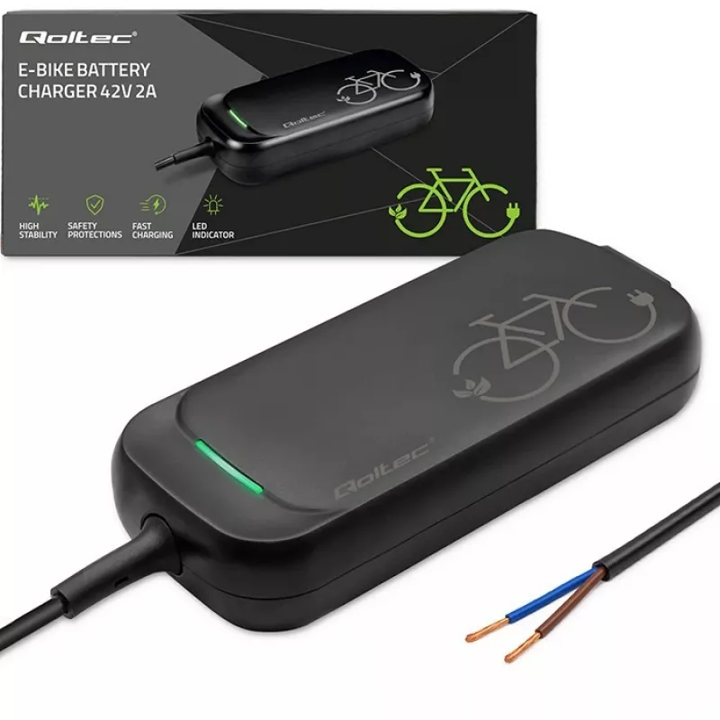 Qoltec Φορτιστής E-Bike 36V 42V 2A χωρίς Βύσμα