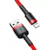 Baseus CALKLF-C09 Καλώδιο USB-A σε Lightning 2 m Κόκκινο