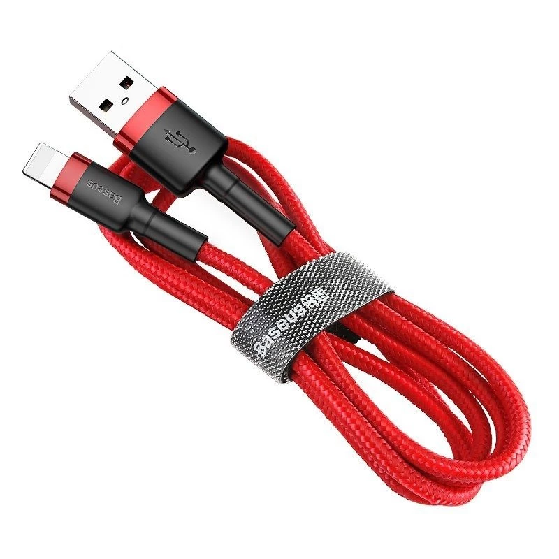 Baseus CALKLF-C09 Καλώδιο USB-A σε Lightning 2 m Κόκκινο