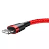 Baseus CALKLF-C09 Καλώδιο USB-A σε Lightning 2 m Κόκκινο