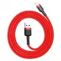 Baseus CALKLF-C09 Καλώδιο USB-A σε Lightning 2 m Κόκκινο