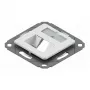 EasyLan preLink / fixLink Module Holder, 2x Keystone με κεντρική πλάκα 9x31,8 mm RAL 9010 (CKVD1D1)