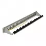 Synergy 21 Keystone Patch Panel 24-Port 1U Ανοιχτό Γκρι V4 με σφιγκτήρα καλωδίου