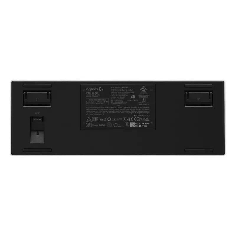 Logitech G PRO X 60 LIGHTSPEED Wireless Gaming Keyboard 60% Compact - Tactile - Λευκό - QWERTY International English