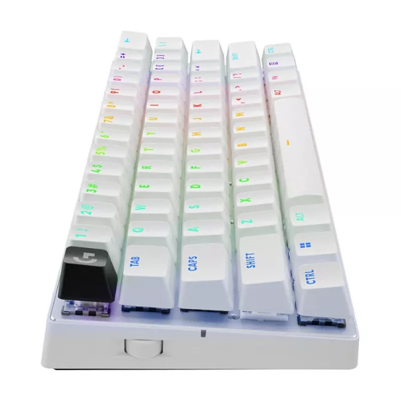 Logitech G PRO X 60 LIGHTSPEED Wireless Gaming Keyboard 60% Compact - Tactile - Λευκό - QWERTY International English
