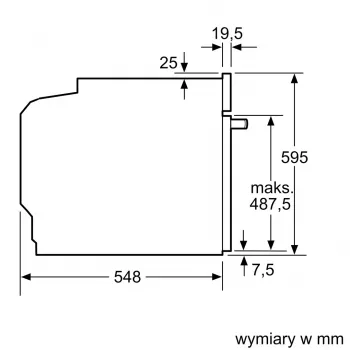 BOSCH HBA334EB4 Εντοιχιζόμενος φούρνος 71L μαύρο