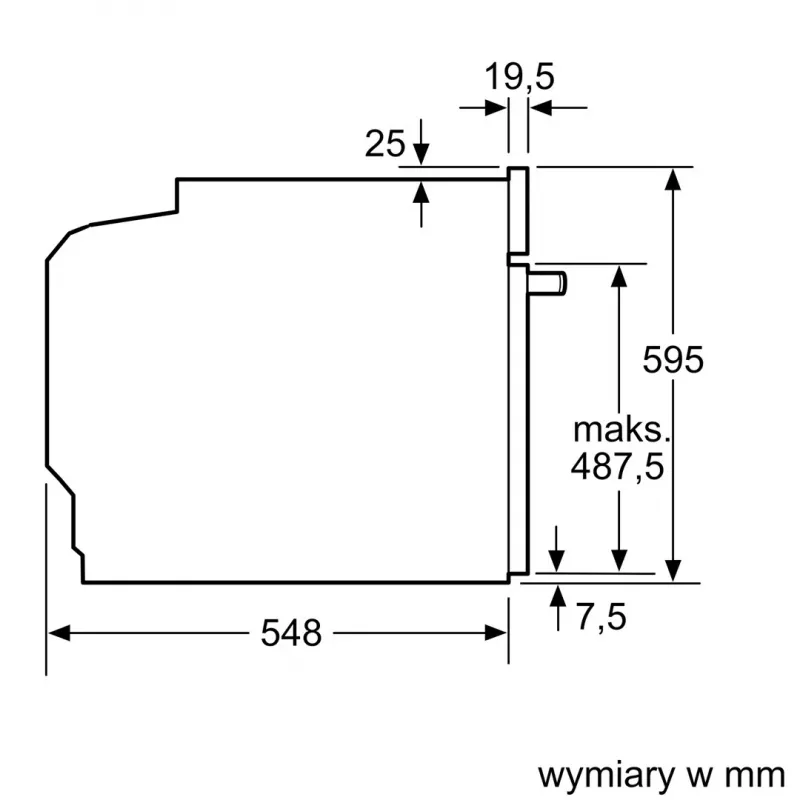 BOSCH HBA334EB4 Εντοιχιζόμενος φούρνος 71L μαύρο