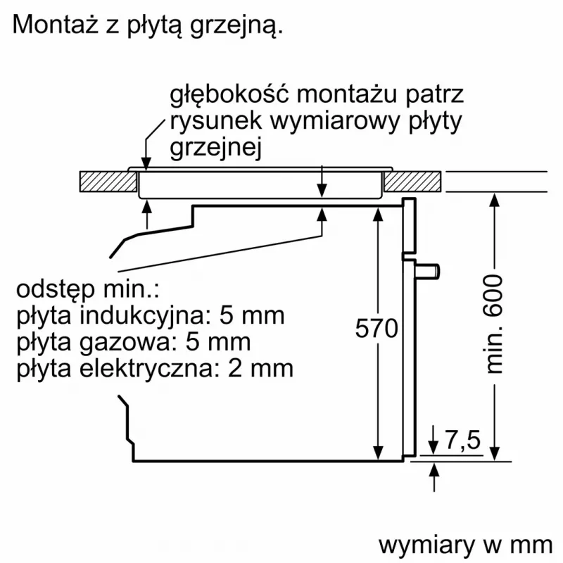 BOSCH HBA334EB4 Εντοιχιζόμενος φούρνος 71L μαύρο