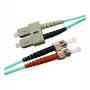 EFB Elektronik ECOFIBER Duplex Καλώδιο patch SC-ST OM3 0,5m LSZH 3mm aqua