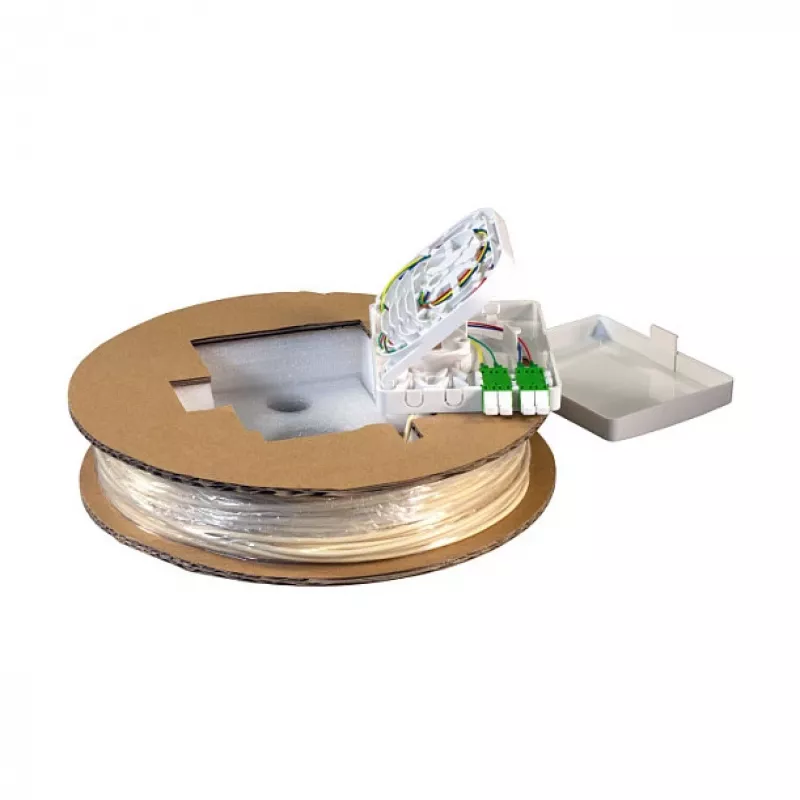 EFB Electronics FTTX Compact Box Προσυναρμολογημένο 2xLC/APC Duplex G.657.A2 50m