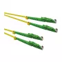 ROLINE Fiber Optic Patch Cable OS2 7,5m E-2000 LSH APC Simplex LSZH Κίτρινο