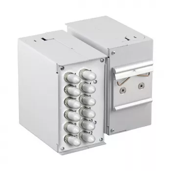 EFB-Elektronik Front panel για 6 x SC-Simplex, LC-Duplex, E2000 με οπές βίδας 1,7 mm