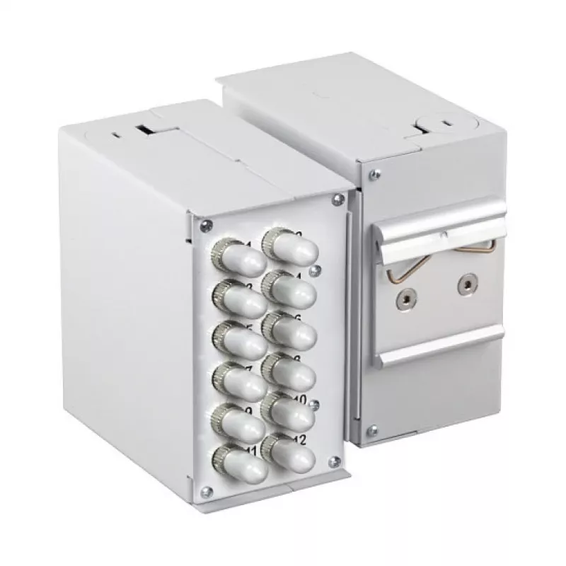 EFB-Elektronik Front panel για 6 x SC-Simplex, LC-Duplex, E2000 με οπές βίδας 1,7 mm