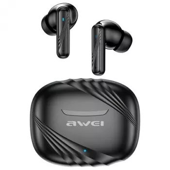 AWEI TA6 ANC Ακουστικά Bluetooth μαύρα