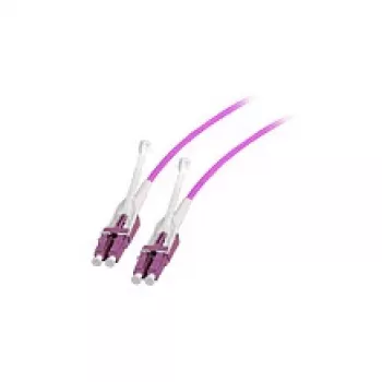 EFB Elektronik Duplex Jumper LC-LC OM4 0,5m με Push/Pull-Tab, εναλλασσόμενη πολικότητα